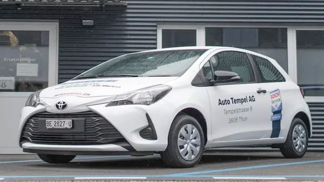 Der neue Toyota Yaris im Bosch-Kleid