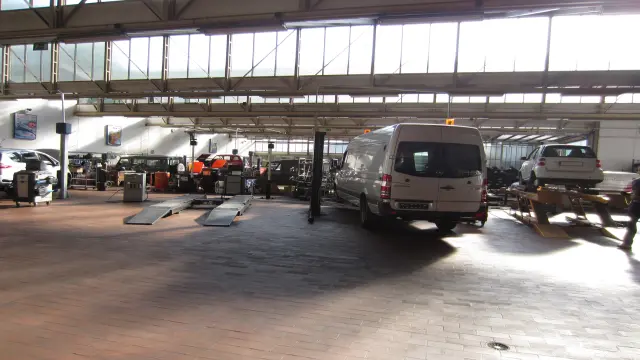 Die Werkstatthalle