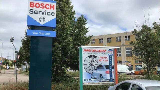 Werkstatt Schild