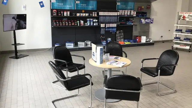 Werkstatt Innenraum