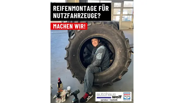 Reifenmontage für Nutzfahrzeuge