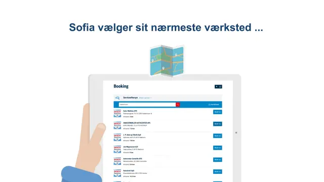 Altid velkommen hos et Bosch Car Service værksted nær dig