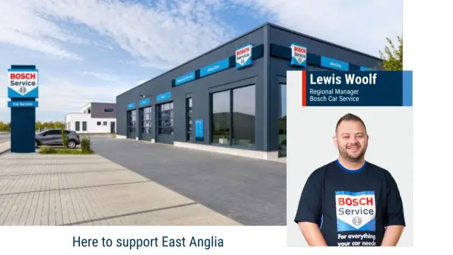 Bosch Car Service – Here to support East Anglia – Lewis Woolf Regional Manager