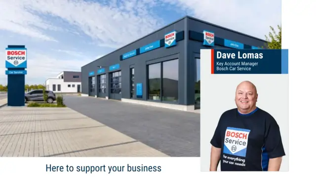 Bosch Car Service – Here to support your business – Dave Lomas Key Account Manager