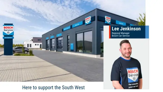 Bosch Car Service – Here to support the South West – Lee Jenkinson Regional Manager