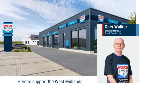 Bosch Car Service – Here to support the West Midlands – Gary Walker Regional Manager