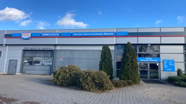 budynek serwisu samochodowego Bosch Car Service
